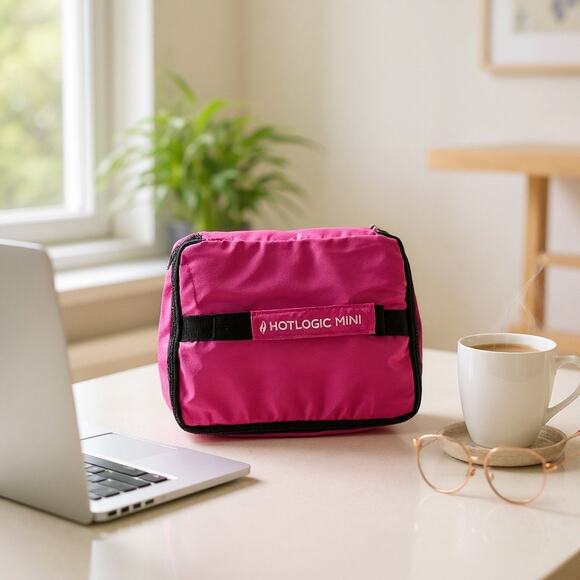 HotLogic Mini Personal Portable Food Warmer Lunch Tote Pink Tested Works - Picture 1 of 6